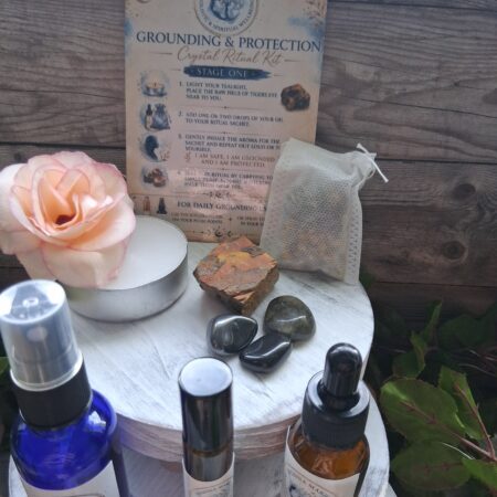 Grounding & Protection- Crystal Ritual Kit