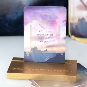 Ethereal affirmation Cards with Stand